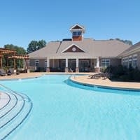Outdoor Pool at Ansley Walk Apartments in Lafayette, LA