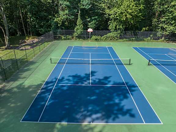 Tennis Court View at Atlantic Pointe Apartments, Atlantic Highlands, New Jersey