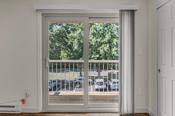 Balcony with Parking View at Atlantic Pointe Apartments, Atlantic Highlands, NJ