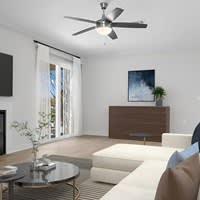 Spacious Living Area at Arbors at Natchez Trace Apartments, Ridgeland, MS, 39157