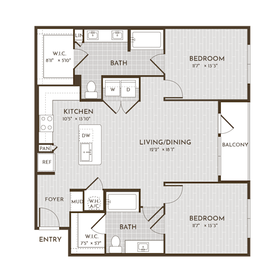 2Bed 2 Bath at Alys Crossing Apartments, Cypress