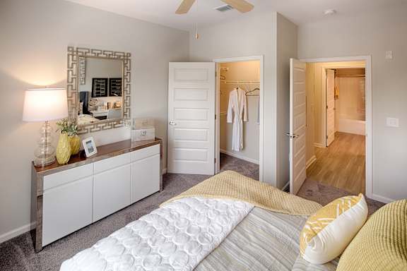 Bedroom at Capital Creek at Heritage Apartments in Heritage, Wake Forest, NC