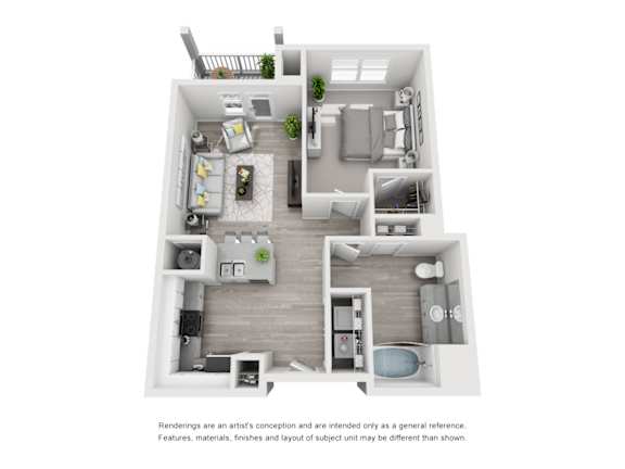 1Bed 1Bath at Capital Creek at Heritage Apartments, Wake Forest