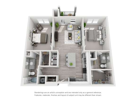 2Bed 2Bath at Capital Creek at Heritage Apartments, Wake Forest