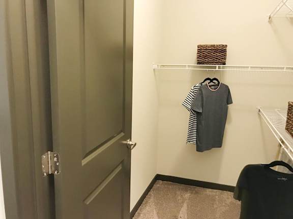 Closet at The Villas at Germantown Apartments in Memphis, TN