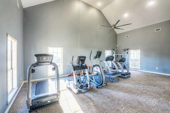 Fitness Center at Crosswinds Apartments in Pearl, MS