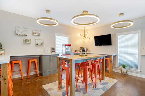 Clubhouse at Crosswinds Apartments in Pearl, MS
