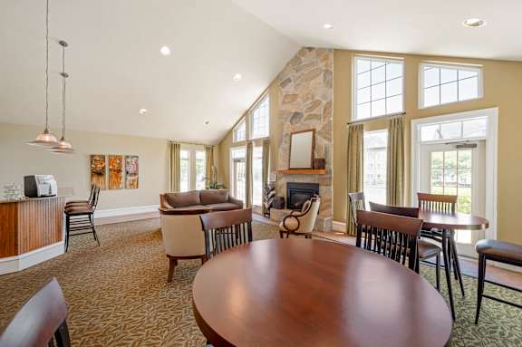 Community Clubroom at The Apartments at Wellington Trace, Frederick, MD, 21703