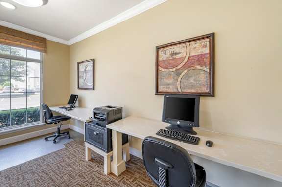 Business Center at The Apartments at Wellington Trace, Maryland, 21703