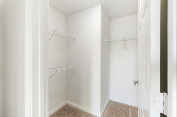Closet View at The Apartments at Wellington Trace, Frederick, 21703