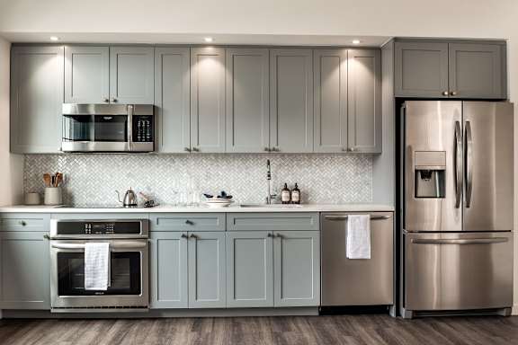 Modular Kitchen at The Glover House Apartments, Washington, DC