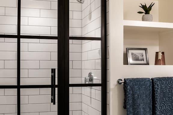 Modern Bathroom at The Glover House Apartments, District of Columbia, 20007
