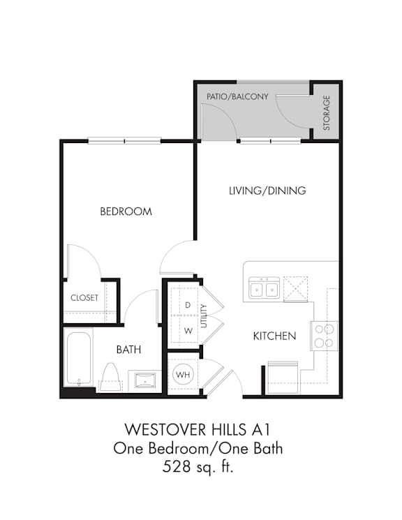 1 bed 1 bath at Estraya Westover Hills, San Antonio, TX