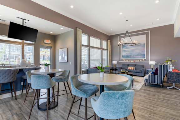 Dining Room at The Villas at Germantown Apartments in Memphis, TN
