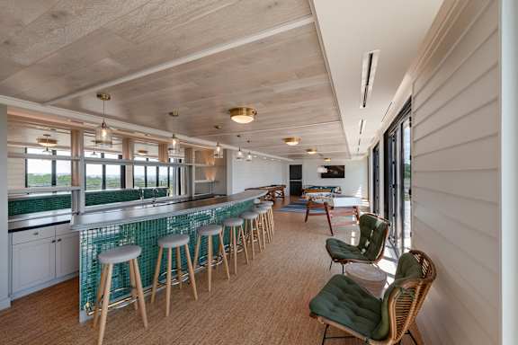 Community Lounge at The Glover House Apartments, Washington, District of Columbia