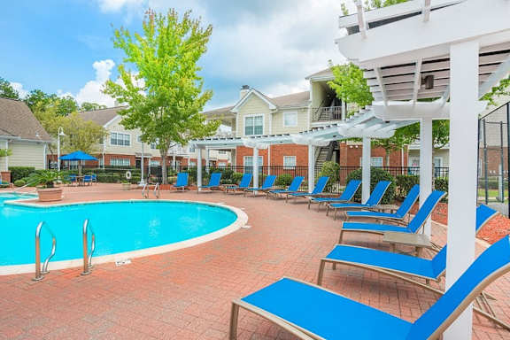 Outdoor Pool at Greenbrier Estates Apartments in Slidell, LA