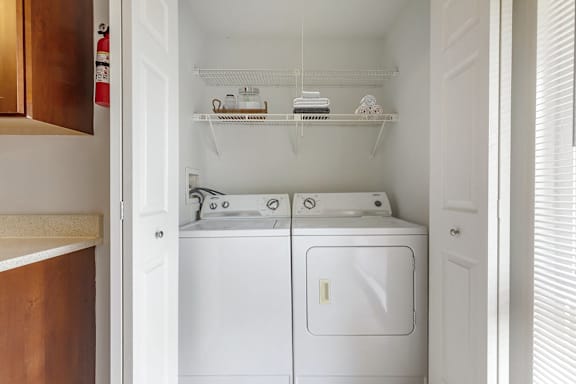 In-Unit Washer and Dryer at The Greens at Columbia Apartments in Columbia, MD