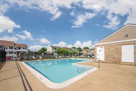 Sparkling Pool at The Apartments at Hunters Glen, Frederick
