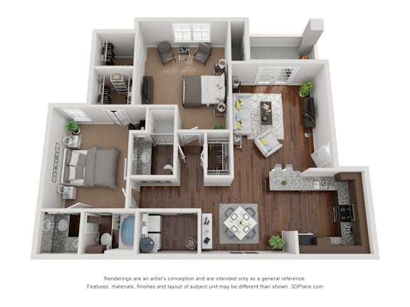 2Bed 2Bath-A at La Veranda at Polly Lane Apartments, LA 70508