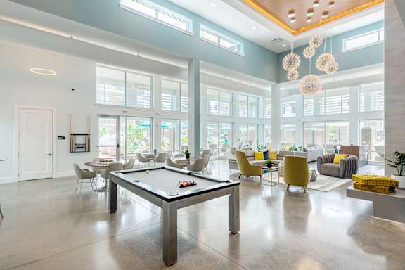 Game Room at Lumen Apartments in Hampton, VA