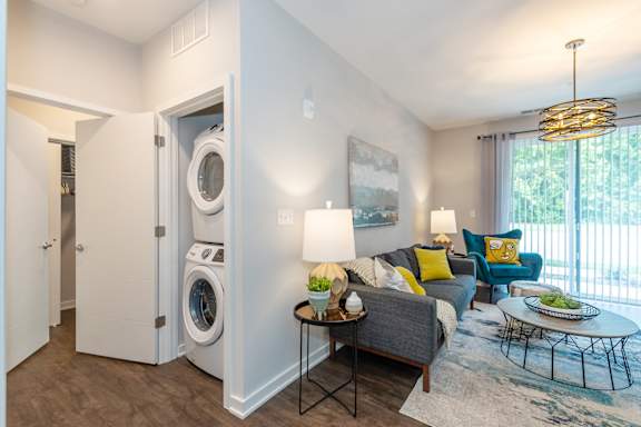 Washer and Dryer at Lumen Apartments in Hampton, VA