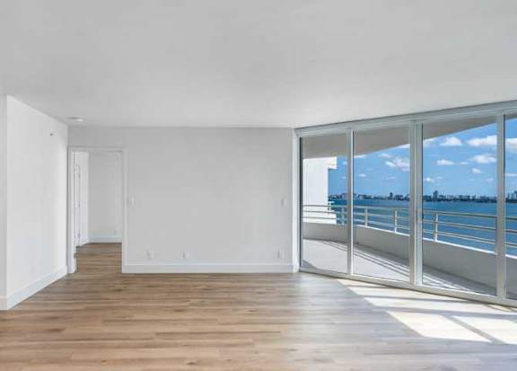 Unfurnished Living Area at The Hamilton, Miami