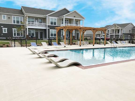 Swimming Pool at The Villas at Germantown Apartments in Memphis, TN
