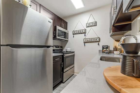 Kitchen at Quail Ridge Apartments in Plainsboro, NJ
