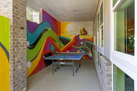 Ping Pong Table at Skyland Exchange, Asheville, NC, 28803