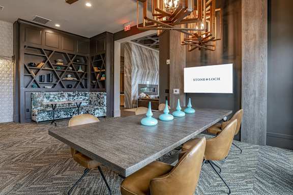 Conference Room at Stone Loch Apartments, Tomball, Texas