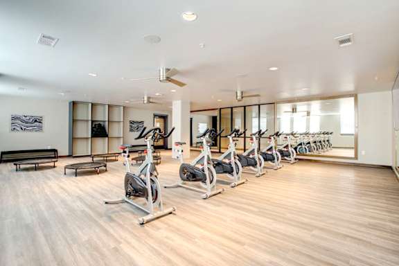 Cardio Machines at The Cosmopolitan Apartments, Tulsa, OK