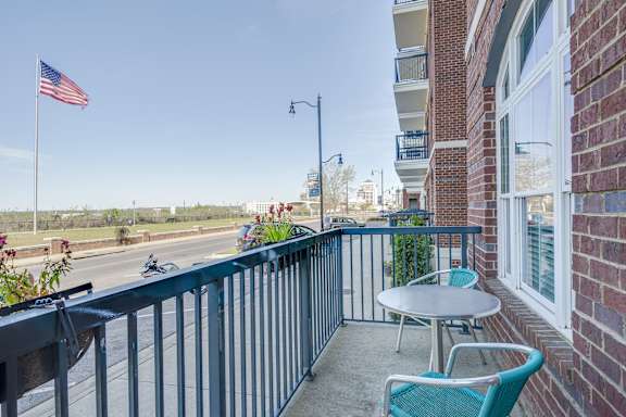 Balcony at The Heights Apartments in Montgomery, AL