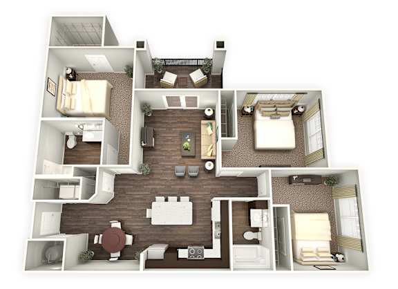 3Bed 2Bath at Waterstone at Hamburg Apartments, Kentucky, Lexington