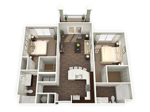 2Bed 2Bath at Waterstone at Hamburg Apartments, Lexington, KY 40509
