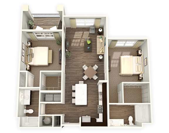 2Bed 2Bath_A at Waterstone at Hamburg Apartments, KY 40509