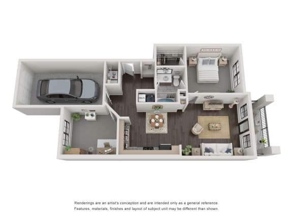A5 Floorplan w/ Garage