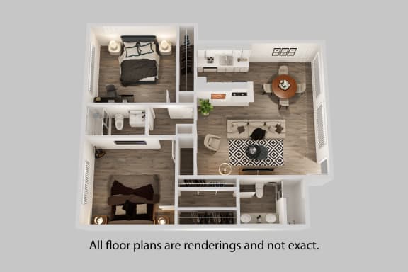 bedroom floor plan an in 1 bed 1 bath
