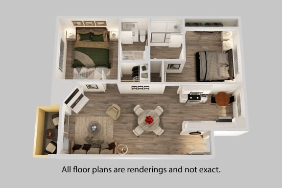 Floor Plan  a floor plan of the residence