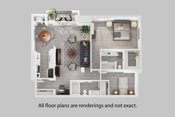 a floor plan of a house