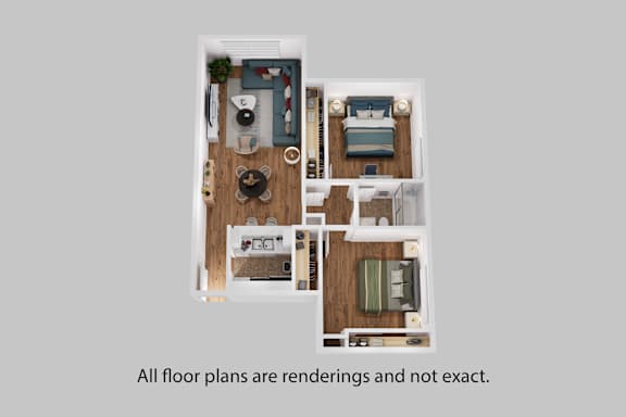 all floor plans are redesigned and not exact