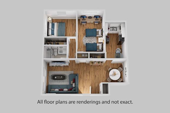 all floor plans are redesigned and not exact