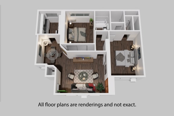 bedroom floor plan an open concept loft style bedroom with a medium hardwood floor