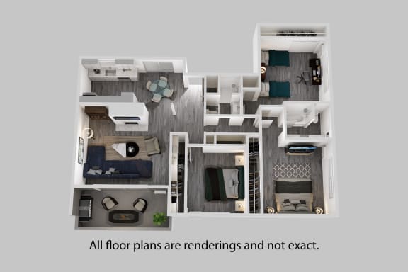 all floor plans are redesigned and not exact