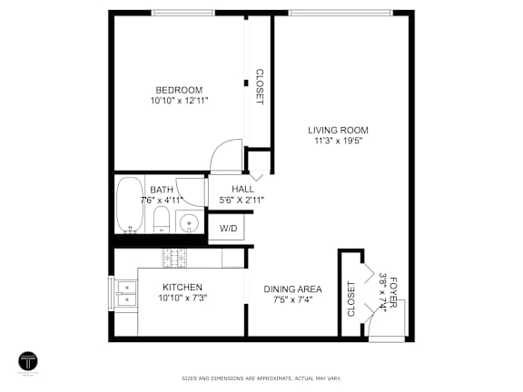 a floor plan of a bedroom house