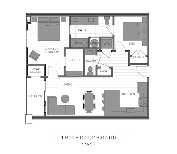 the third level floor plan of a 2100 sq ft home