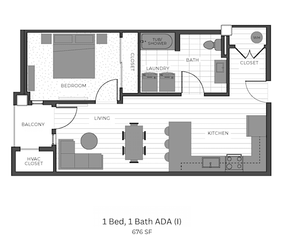 a floor plan of a house with a bedroom and a bathroom