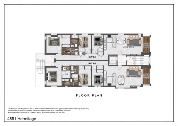 the floor plan of the residence