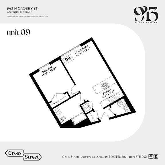 a floor plan of a bedroom apartment