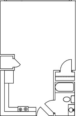 A black and white drawing of a machine with a rectangular shape and a protruding arm.