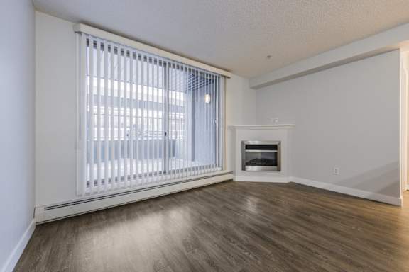 Living Room with Electric Fireplace